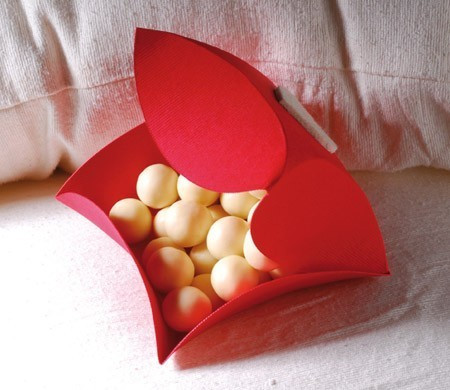 Scatola regalo per San Valentino con cuore