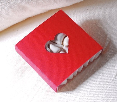 Scatola intagliata per San Valentino