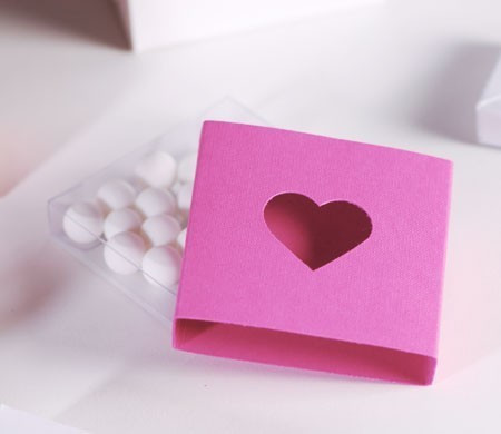 Romantica scatola rosa con cuore Romantica scatola rosa con cuore