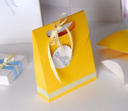 Sacchetto con Nastro per Baby Shower o Battesimo Sacchetto con Nastro per Baby Shower o Battesimo
