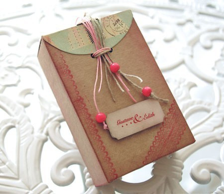 Scatola Decorata con Scrapbooking