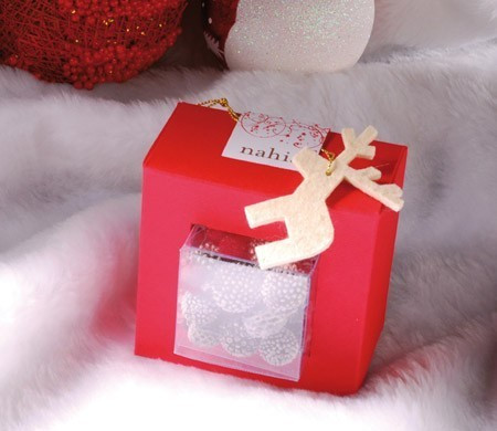 Scatolina trasparente per Natale