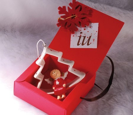 Scatolina per piccoli regali di Natale