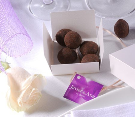 Scatolina per tartufi di cioccolato Scatolina per tartufi di cioccolato
