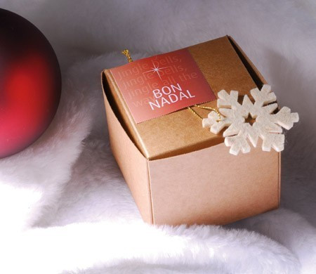 Scatolina automontante per Natale
