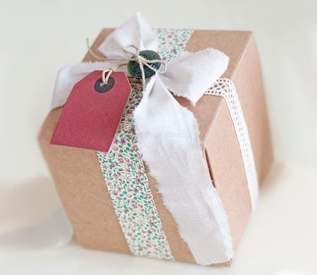 Scatolina regalo quadrata 