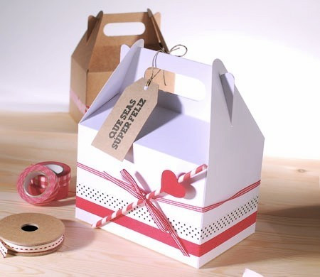 Scatola regalo tipo pic-nic