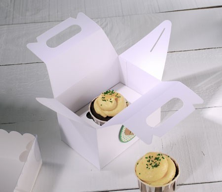 Scatola da pic-nic per una cupcake Scatola da pic-nic per una cupcake