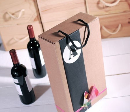 Scatola per vini decorata...