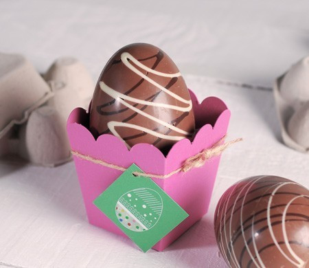 Scatola da pop corn per Pasqua