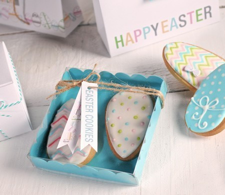 Scatolina turchese per cookies
