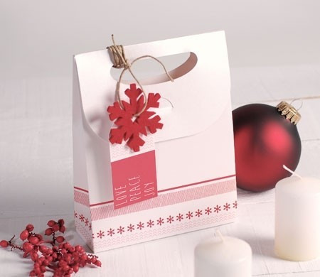 Sacchetto regalo natalizio per negozi