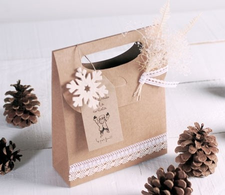Scatola regalo a forma di sacchetto