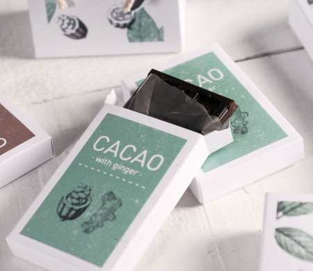 Scatola stampata per cioccolato Scatola stampata per cioccolato