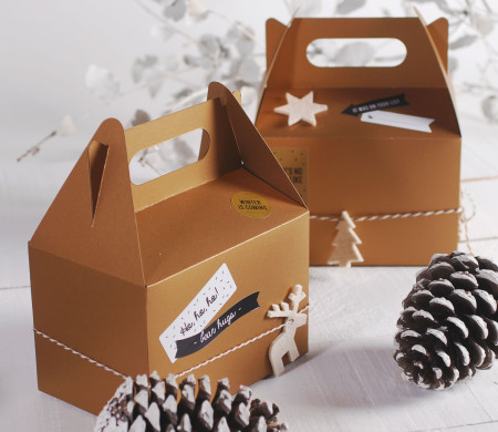 Scatola da picnic per regali di Natale