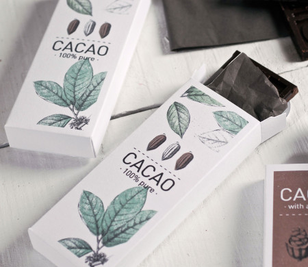 Scatola rettangolare stampata per bonbon Scatola rettangolare stampata per bonbon