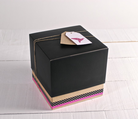 Sorprendente scatola da regalo con decorazione
