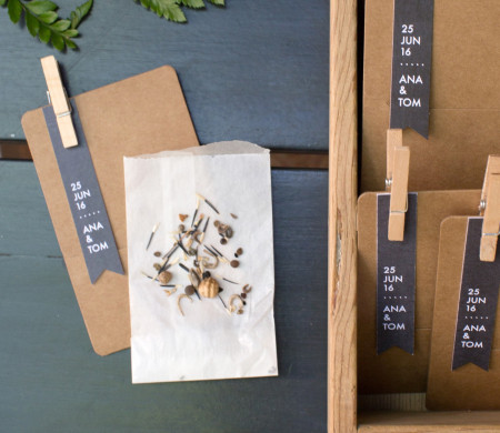 Cajitas para detalles de boda