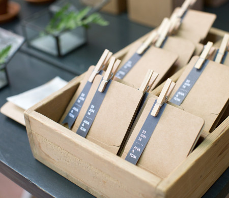 Cajitas para detalles de boda