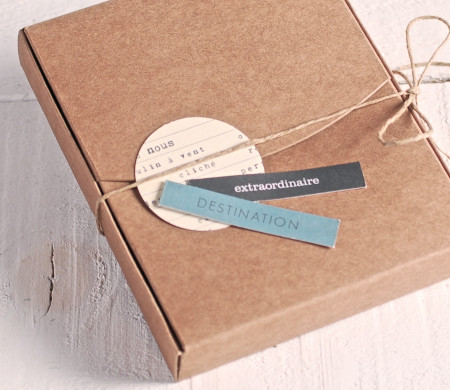 Caja de fotos para Polaroids decorada