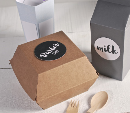 Scatola di hamburger per regalo