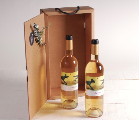 Scatola Natalizia per Regalare Bottiglie