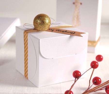 Scatola Quadrata per Natale 