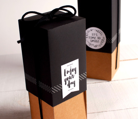 Scatola per regalare bottiglie