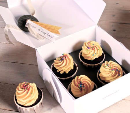 Scatola per Regalare Cupcakes. Scatola per Dolci!