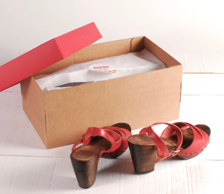 Scatola Decorata per Scarpe