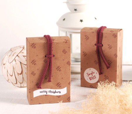 Scatolina Natalizia con Cordoncino, Packaging per Natale!