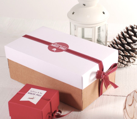 Scatolina per Natale White Xmas