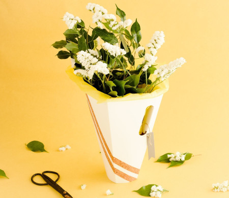 Scatola per mazzi di fiori minimal