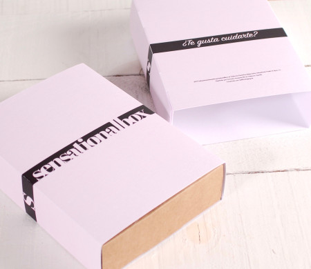 Scatola con fascia personalizzabile minimal