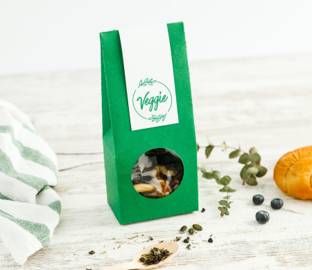 Scatola per alimenti con finestra