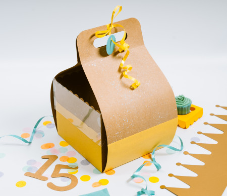 Scatola para tarta de cumpleaños