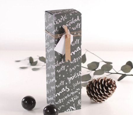Scatola di vino individuale di Natale