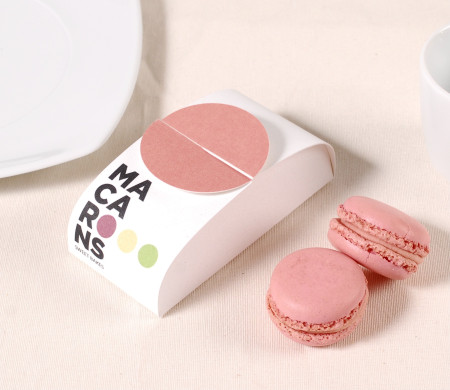 Scatola per due macaron...
