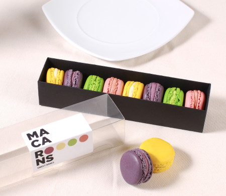 Scatola lunga per macarons.