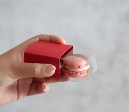 Scatola singola per un macaron