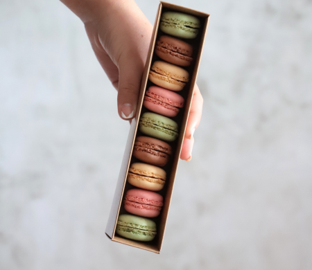 Scatola di cartone per assortimenti di macarons