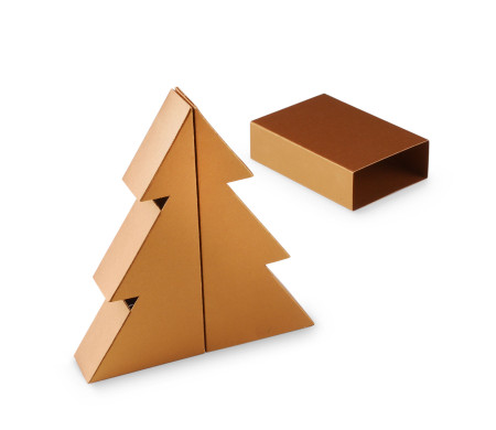 Scatola Regalo Natalizia a Forma di Albero