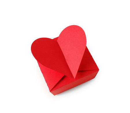 Scatolina a forma di cuore