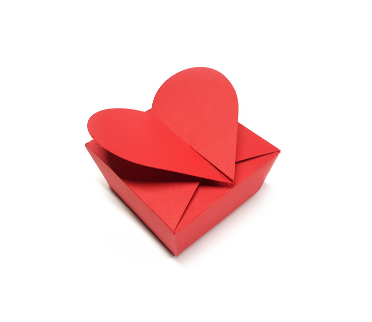 Scatolina a forma di cuore