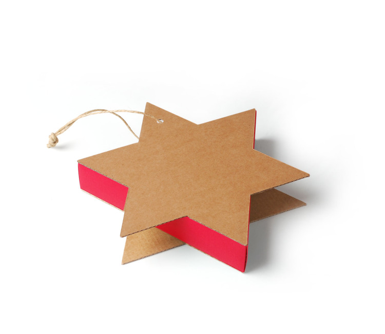Scatola Regalo a Forma di Stella, Perfetta per Natale