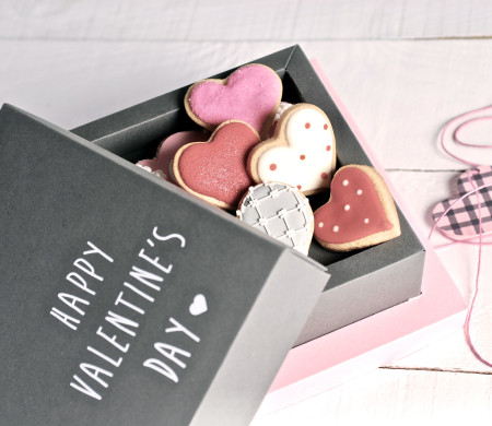 Scatola stampata per San Valentino