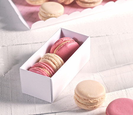 Scatole rettangolari per macaron