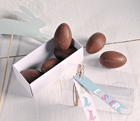 Scatola rettangolare per uova di cioccolato Scatola rettangolare per uova di cioccolato