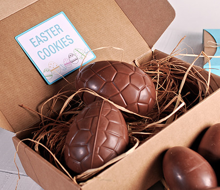 Scatole in cartone per uova di cioccolato
