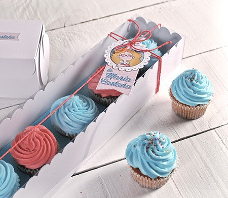 Scatola rettangolare per cupcake